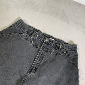 Vintage Rockies Jeans Juniors 19/20‎ 32 Gray High Rise Tapered 90s Bare Back